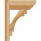 Ekena Millwork Merced Slat Rough Sawn Outlooker, Western Red Cedar, 6"W x 14"D x 18"H OUT06X14X18MRC06RWR - alternate 3